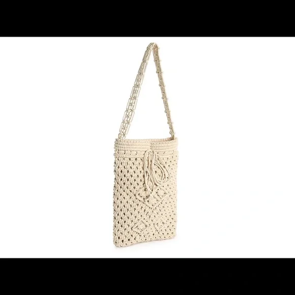 Crown Vintage Macrame Shoulder Bag - Picture 3 of 5